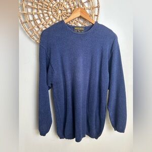 Woolrich Women's Deep Blue Crewneck Sweater